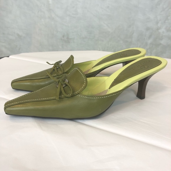 Cole Haan Point Toe Mule Heels - Picture 2 of 7